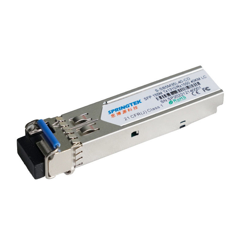 Ethernet SFP BIDI 40km 1310/1550nm 155M SM LC DFB DOM Modul Transceiver Optik
