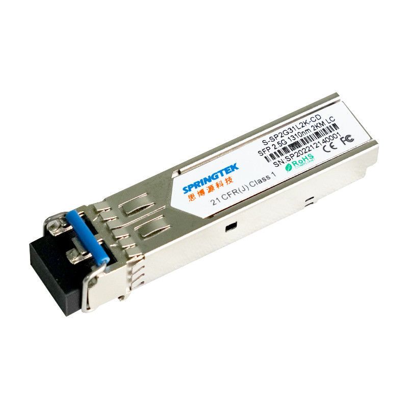 SFP 2km Transceiver Kompatibel Cisco WDM LC 2.5G 1310nm Dengan Modul Transceiver Optik DDM