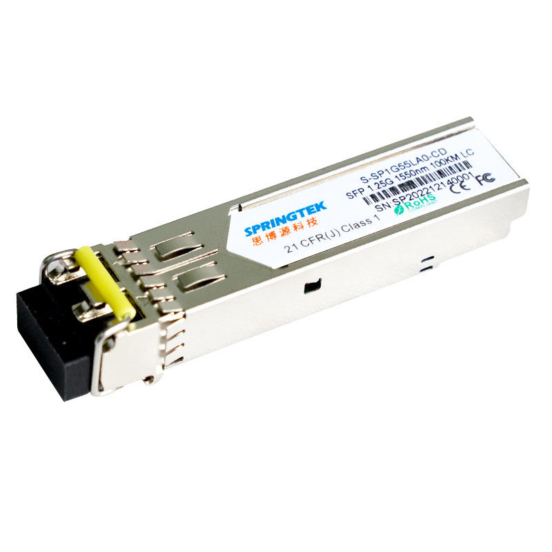 Springtek S-SP1G55LA0-CD 1.25G 1550nm LC Duplex Optical Module Kompatibel Cisco 100km Fiber transceiver