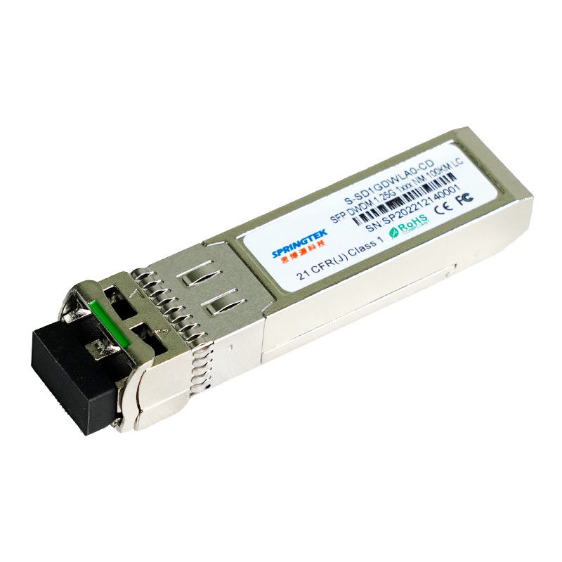 1.25Gbps Kompatibel Brokat/Cisco/Juniper DWDM C17~C61 100km SFP Modul Transceiver Optik