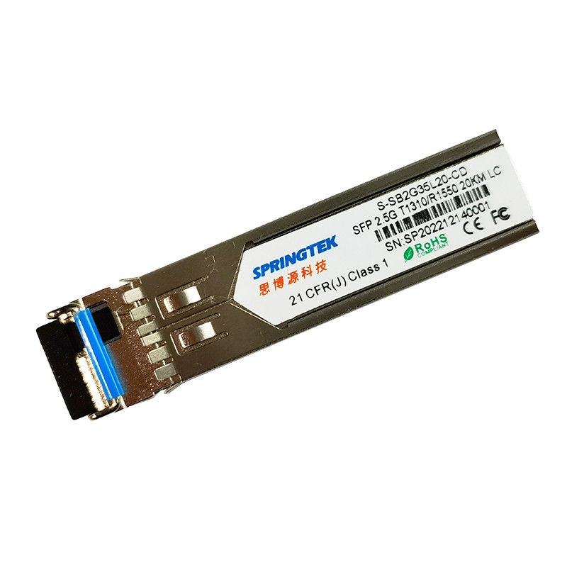 SFP BIDI 20km OEM LC 2.5G T1310/R1550nm Optical Transceiver Module Dengan DDM
