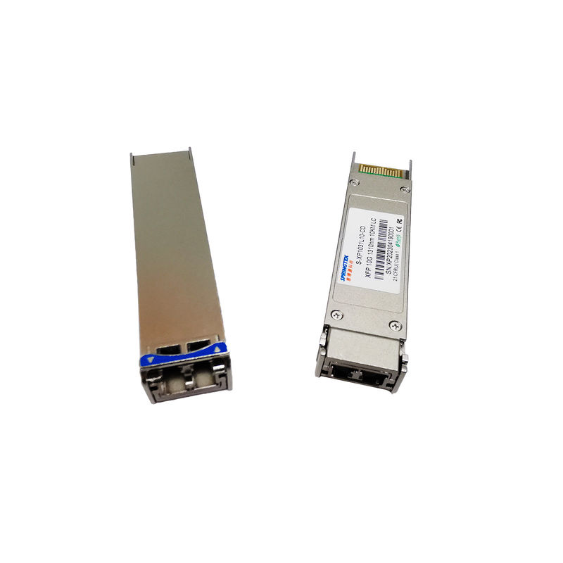 DOM LC SMF Pemancar Optik 10GBASE-LR/LW Mode Tunggal 1310nm Modul XFP 10km