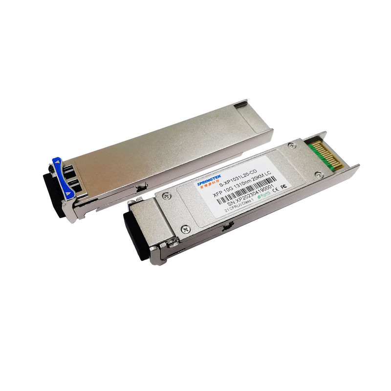 Brokat Cisco Juniper Alcatel 10G XFP Transceiver 1310nm LR 20km Mode Tunggal Serat Ganda