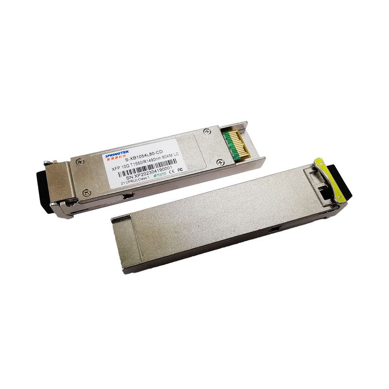 WDM 10G Xfp 80km 1550/1490nm SM Simplex LC DDM Kompatibel Mikrotik Juniper Bidi 80km